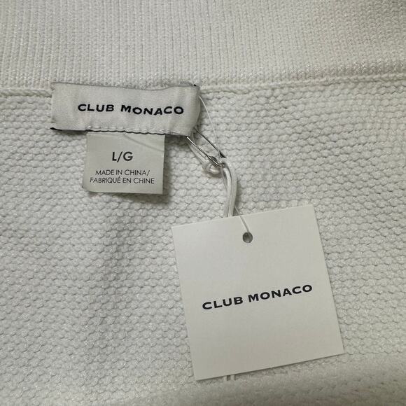 Club Monaco White Fancy Stitch Knit Mini Skirt - Picture 4 of 7